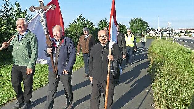 Nach Haundorf und Beutelsdorf ging die Flurprozession der Pfarrei St. Maria Magdalena.