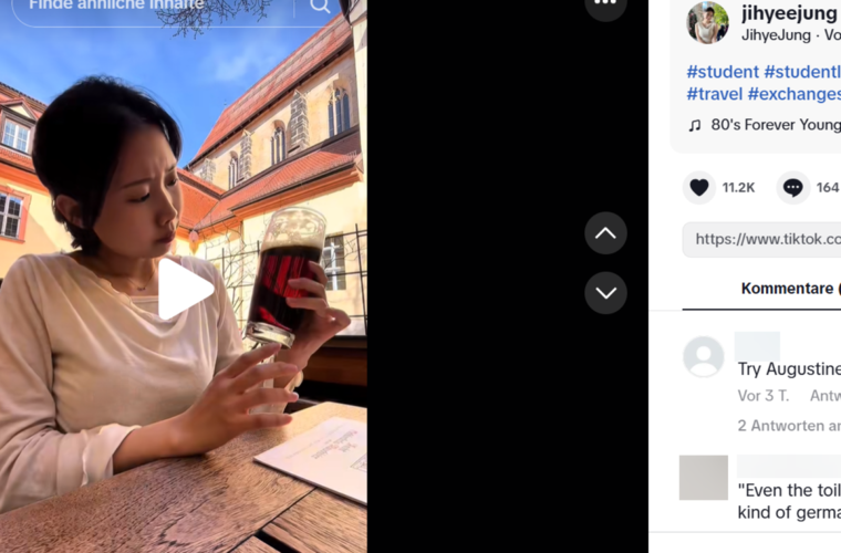 Koreanische Influencerin schwärmt von Bamberg - aber eine Aussage überrascht