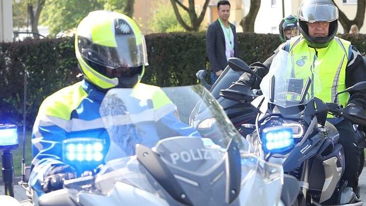 Der Motorrad-Korso zur Sternfahrt 2018. Foto: Barbara Herbst