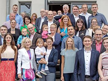 Die Kulmbacher Wirtschaftsjunioren bei der Jubiläumsveranstaltung.  Foto: privat
