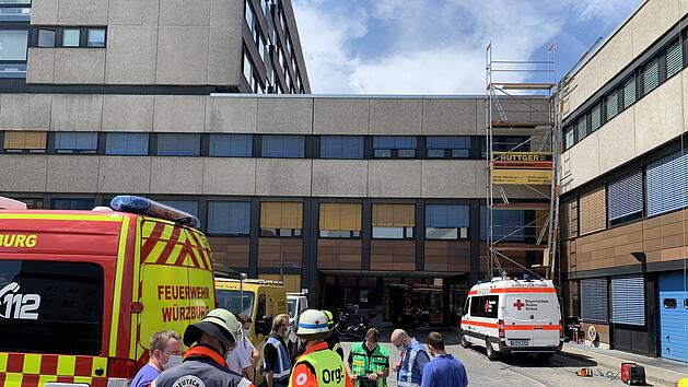 Fugenbrand in Würzburger Uniklinik: Betrieb vorübergehend eingestellt