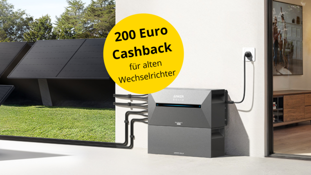 Balkonkraftwerk-Speicher: Starke Aktion - 200 Euro Cashback beim Kauf der Anker Solarbank 2