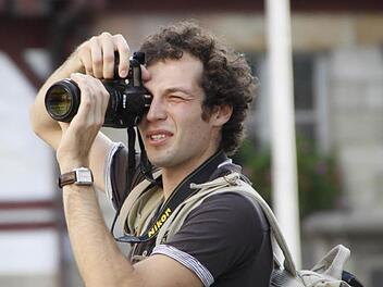 Pavlo Dyban hat ein Auge dafür, was den Zauber Frankens ausmacht.  Foto: Löwisch