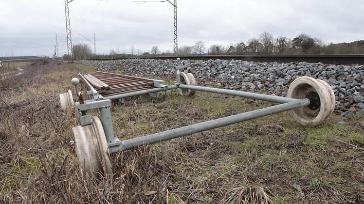 Die Bahn baut.  Foto: Josef Hofbauer