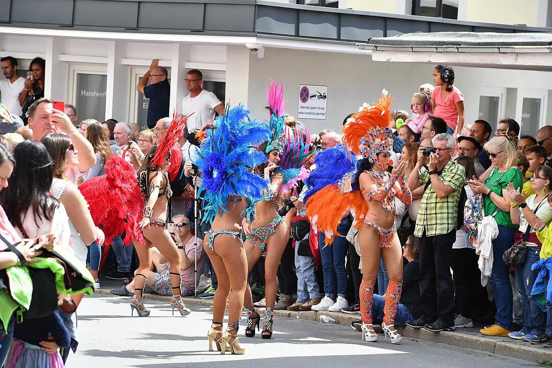 Umzug beim Samba-Festival in Coburg