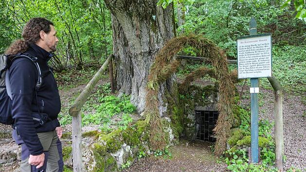 Auf der Wiesenttal-Wanderung ist man zum Teil auf dem &auml;ltesten Wanderweg Frankens unterwegs. Foto: Barbara Herbst