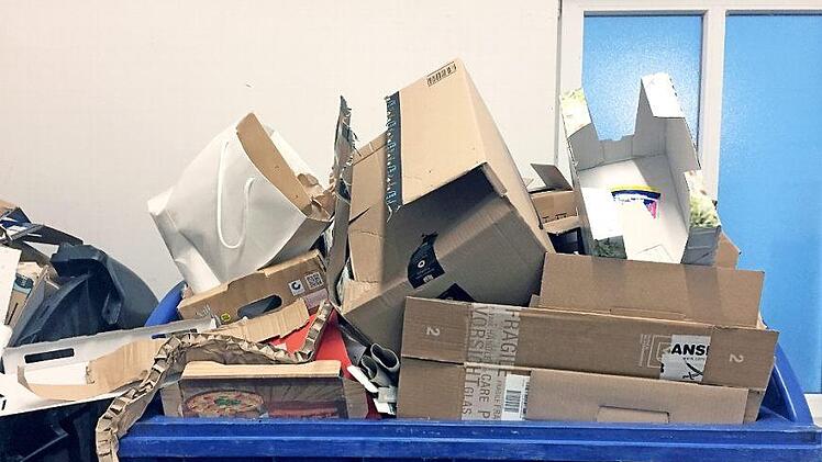 Der Erlös für Altpapier ist eingebrochen.