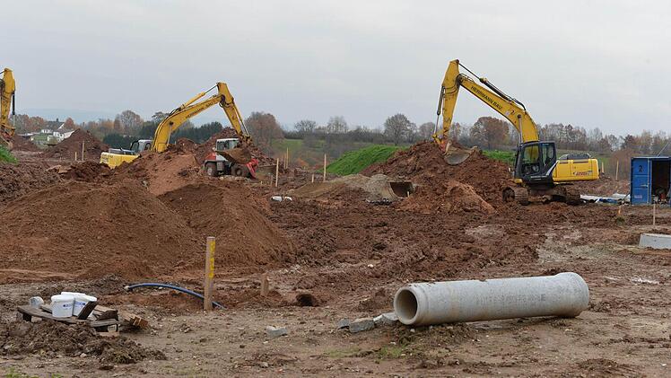In Bischberg entsteht derzeit eines der größten neuen Baugebiete im Landkreis Bamberg. Foto: Ronald Rinklef