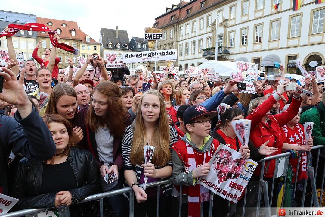 Brose-Baskit zum  achten mal Meister; Foto: Barbara Herbst
