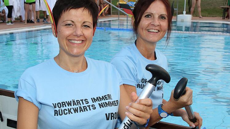 "Vorwärts immer - rückwärts nimmer" war das Motto der Damen vom Team "Stammtisch-Haus am-See". Ein Spruch, der nicht immer zu halten ist, wie die Geschichte zeigt.