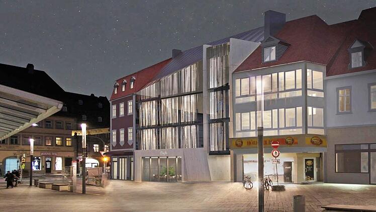 Der Architekturstreit um das an der Kettenbrücke geplante "Glashaus" (links) hat mittlerweile auch eine machtpolitische Dimension.  Architekturbüro: Bornhofen,