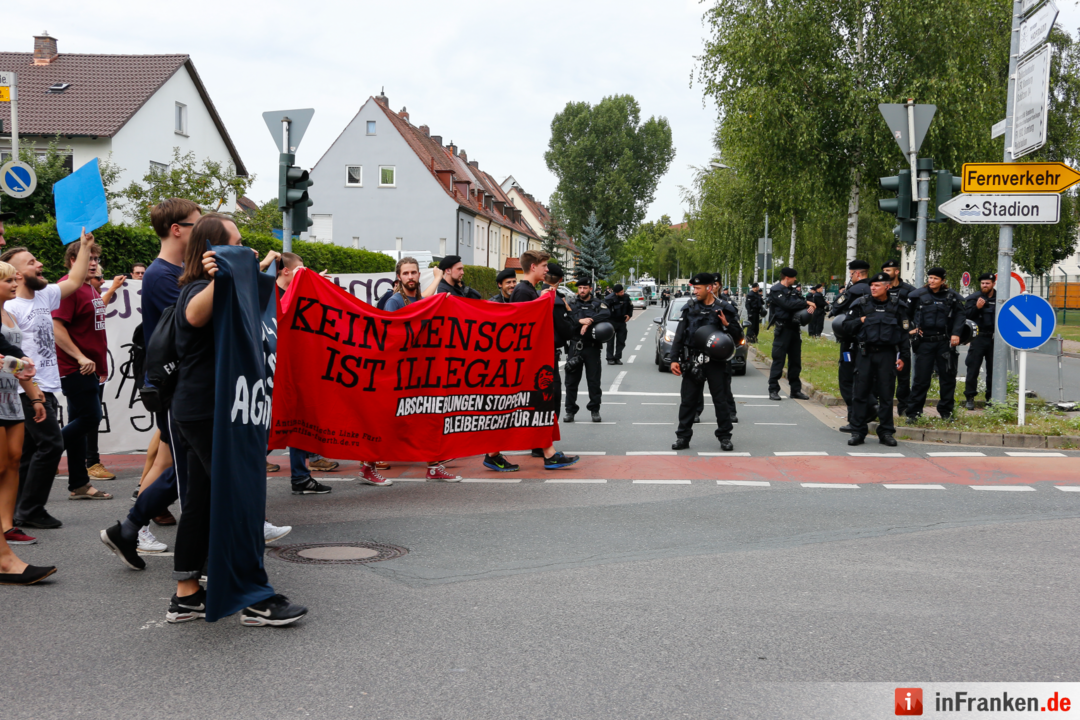 Kundgebung vor ARE in Bamberg II