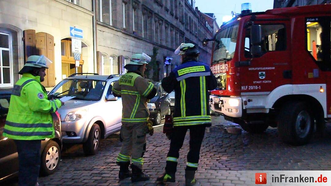 Brand in Fürth mit acht Verletzten