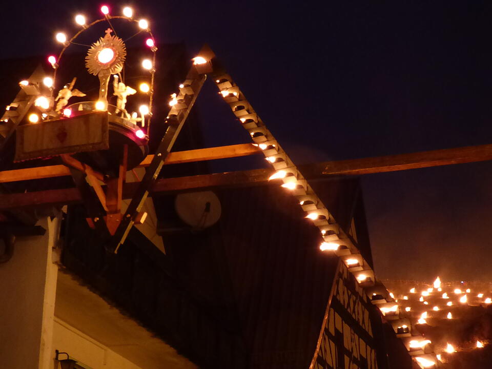 Lichterprozession in Pottenstein 2019
