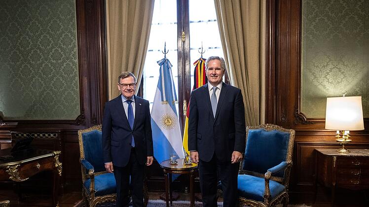 Au&szlig;enminister Wadephul in Argentinien