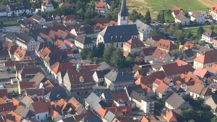Der Stadtkern rund um den Marktplatz Foto: Matthias Einwag