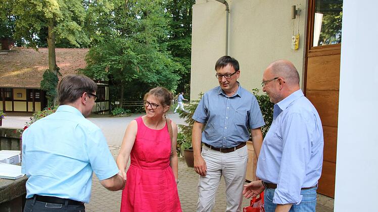Begrüßung der Gäste. Foto: Jürgen Gärtner