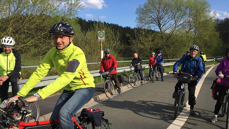 Fahrradtour mit CSU-Bürgermeister-Kandidat Robert Bosch. Foto: Jürgen Gärtner