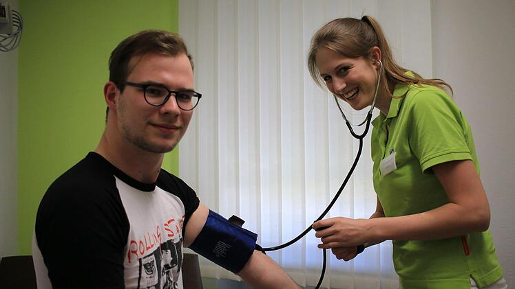 Blutdruck wird vor dem Radeln...Foto: Benedikt Borst