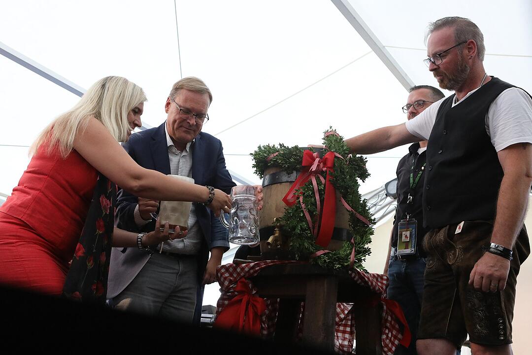 Bamberg; erster Tag mit Bieranstich der Sandkirchweih; Foto: Barbara Herbst