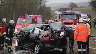 Schwerer Verkehrsunfall in Karlstadt