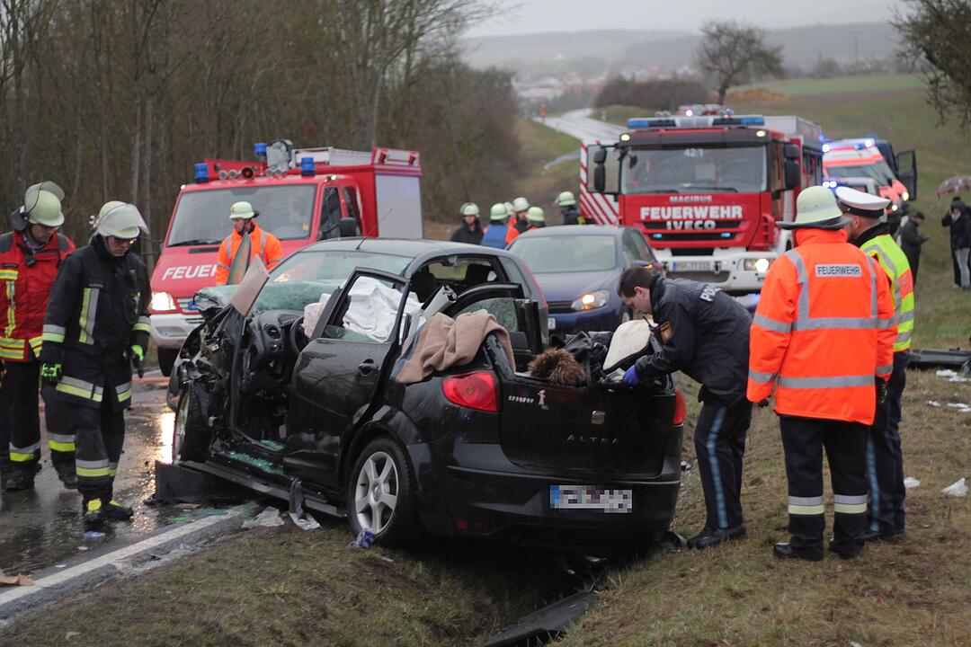Schwerer Verkehrsunfall in Karlstadt
