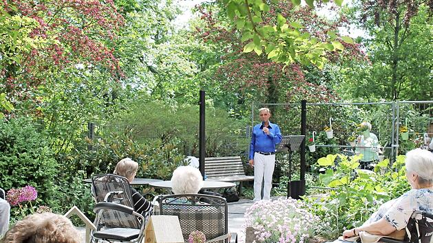 Hans-Wolfgang Graf bei dem Konzert in Streitberg Foto: privat