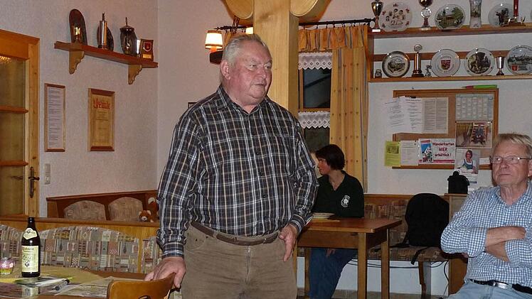 Helmuth Braun weiß über die Weißenoher Lokalgeschichte Bescheid.