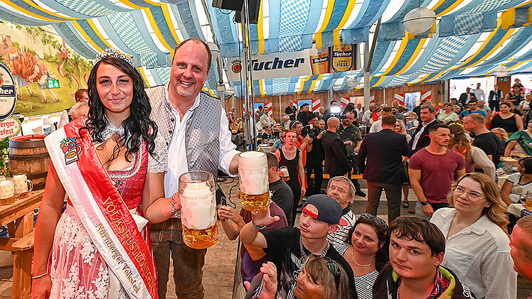 N&uuml;rnberger Herbstvolksfest 2023 erlebt Besucherandrang - das sind die sch&ouml;nsten Bilder