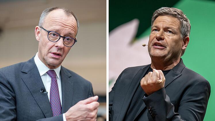 Keine grüne Wirtschaftspolitik mit Merz - Union hält Abstand zu Habeck