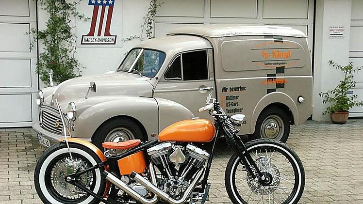 Selbst der Dienst-Transporter hat schon Jahrzehnte auf dem Buckel.