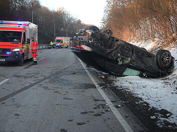 Vier Verletzte bei Unfall bei Ansbach