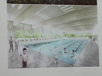 Diese Animation präsentierte der zuständige Planer Peter Kuhn kurz vor Pfingsten im Stadtrat. Dalagen die geschätzten Kosten bei fünf Millionen Euro. Ende Juli lagen sie bei 5,5 Millionen, jetzt wurde eine weitere Teuerung errechnet. Repro: FT