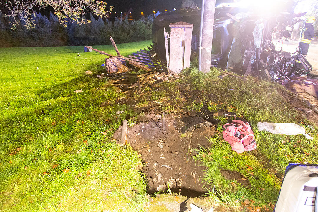 Landkreis Sonneberg: Fünf junge Menschen bei Frontalcrash schwer verletzt