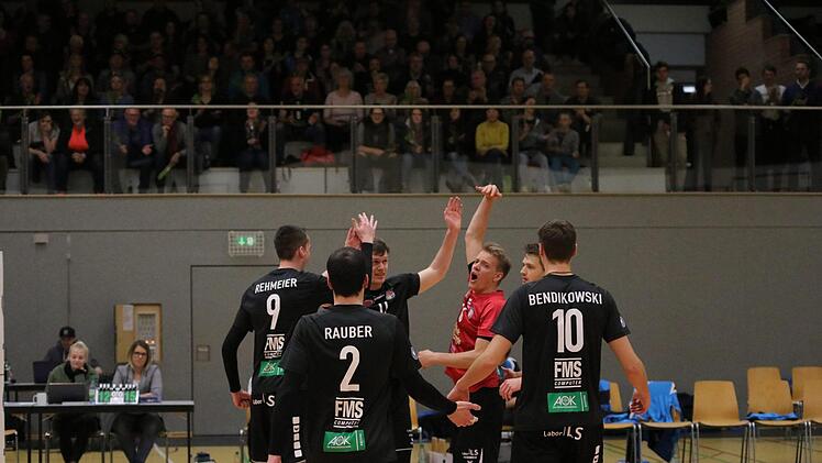 Impressionen aus der Saaletalhalle vom 3:0-Sieg der Hammelburg Volleys über Mainz.Jens Feistel