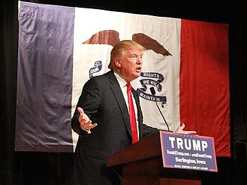 Strebt mit aller Macht erneut den Posten des Präsidenten der Vereinigten Staaten von Amerika an: Donald Trump.