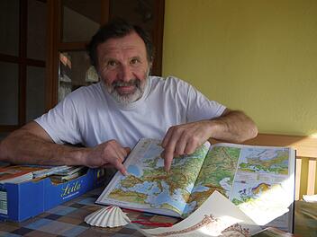 Von Knellendorf nach Santiago de Compostela sind es über 2000 Kilometer. Helmut Böhnlein bewältigte die Strecke in 73 Tagen.  Foto: Rebecca Vogt