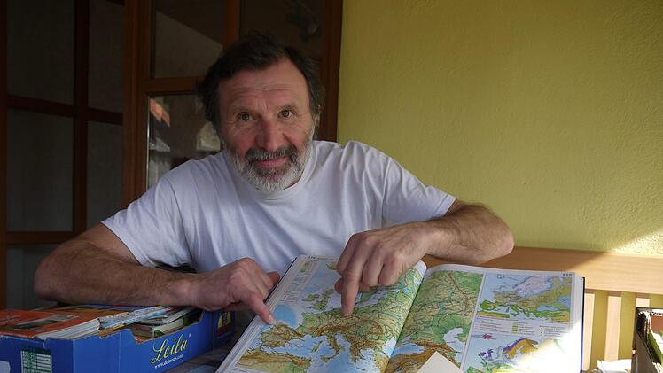 Von Knellendorf nach Santiago de Compostela sind es über 2000 Kilometer. Helmut Böhnlein bewältigte die Strecke in 73 Tagen.  Foto: Rebecca Vogt