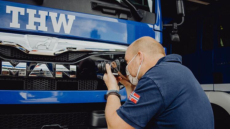 Fotomotive beim THW Forchheim Foto: Sabrina Friedrich