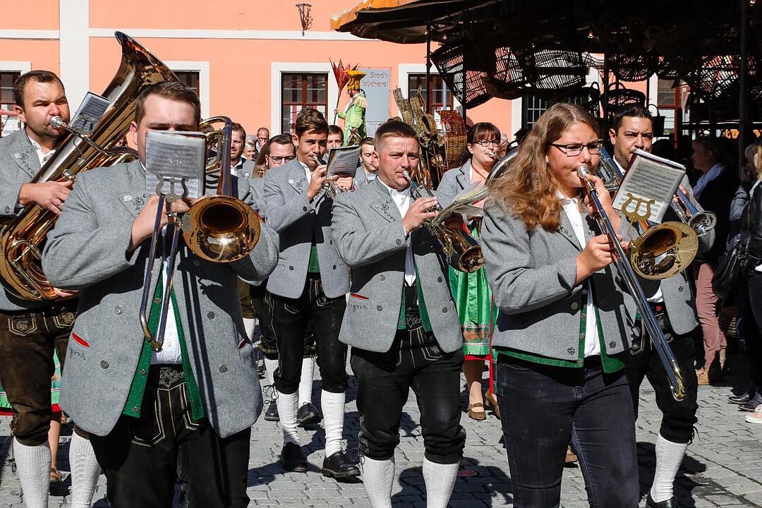 Korbmarkt in Lichtenfels am Samstag