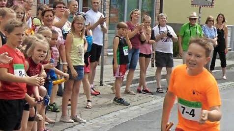 Voller Einsatz beim Staffellauf