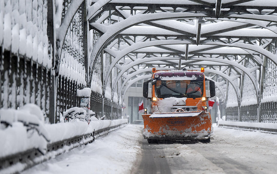 Wintereinbruch in Süddeutschland - München