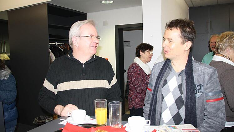 Eindrücke vom Redaktionsfrühstück der Saale-Zeitung. Foto: Ralf Ruppert