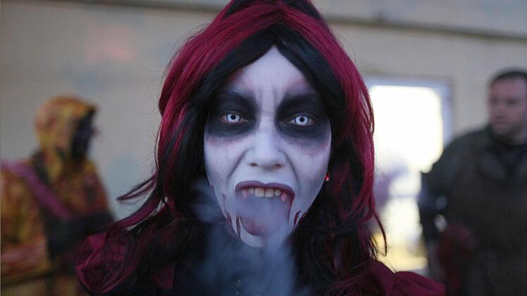 Was ein Quatsch: eine Halloween-Party Foto: dpa