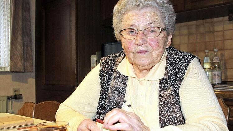 Martha Scherpf, 87, wurde mit 17 Jahren aus Tschechien vertrieben.