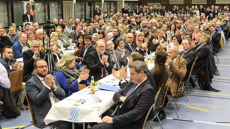 Impressionen vom Besuch des bayerischen Ministerpräsidenten, Markus Söder, am 9. Januar in Frohnlach - Foto: Berbara Herbst