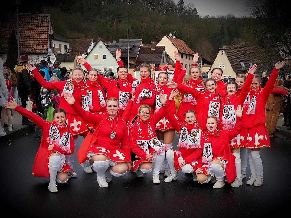 Beste Faschingslaune in Aura/Saale