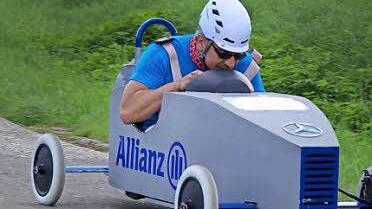 Klaus Dinkel schaffte mit 49,41 Sekunden einen neuen Streckenrekord..