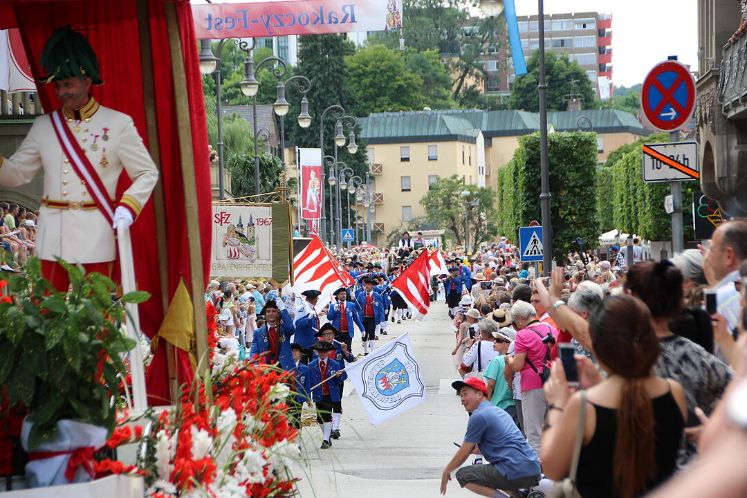 Bad Kissingen: Umzug zum Rakoczy-Fest