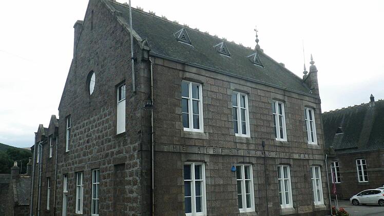 Albert Memorial Hall in Ballater in SchottlandFoto: Simone Bastian